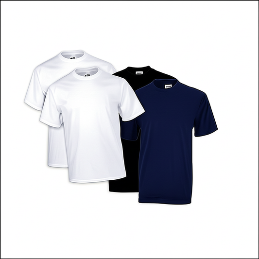 Heavyweight Short Sleeve Tee variety color (black,white,navy)
